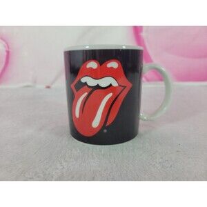 Rolling Stones Established 1962 Black Tongue Ceramic Mug Half Moon Bay UK 2005